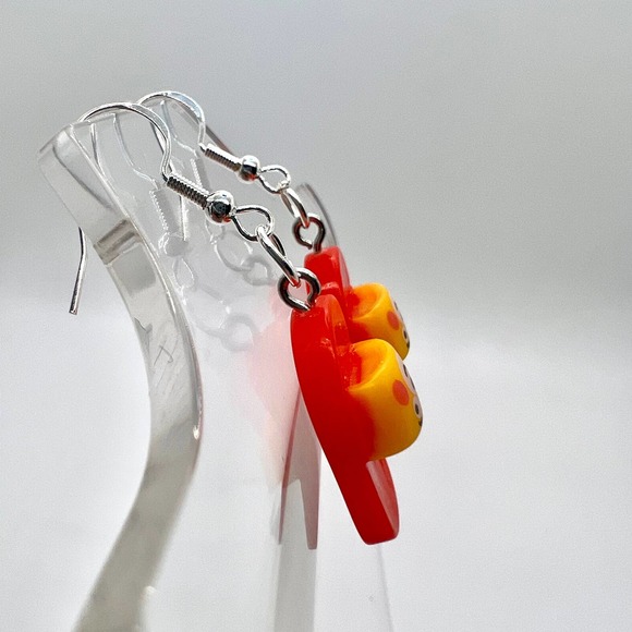 Flip Flop Earrings - Summer Earrings - Slides Earrings - Shoe Earrings - Summer - Picture 4 of 10